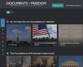 Documents of Freedom: History, Government and Economics Through Primary Sources