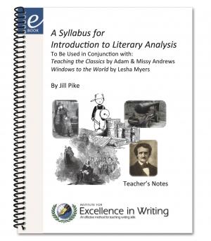 syllabus for introduction to literary analysis