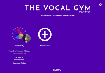 The Vocal Gym for Homeschool