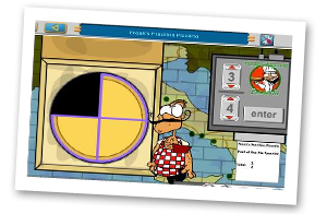 Time4Learning review, Math screen - a time for learning