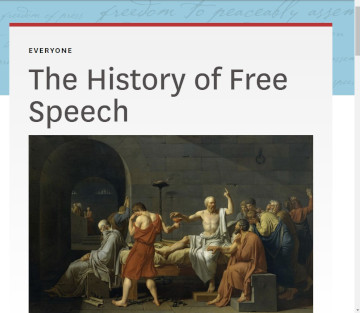 The History of Free Speech Course