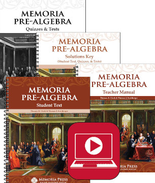 Memoria Pre-Algebra set