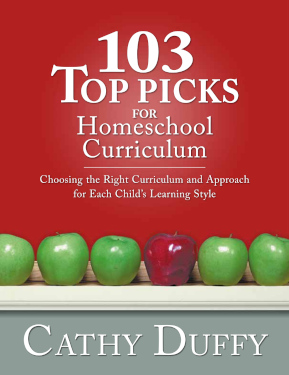 103 Top Picks for homeschool curriculum by cathy Duffy