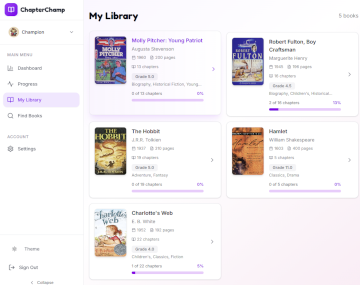 Chapter Champ Library