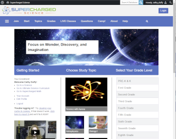 Supercharged Science e-Science and Grade-Level Courses